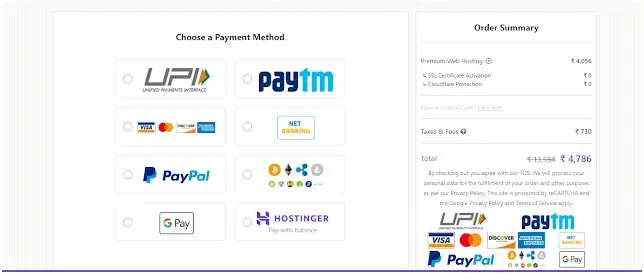 hostinger-payment-method